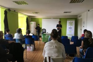 La conferenza stampa di presentazione di BeeGreen, festival della sostenibilità il 5 maggio scorso presso la Casa dell'Ambiente a Torino