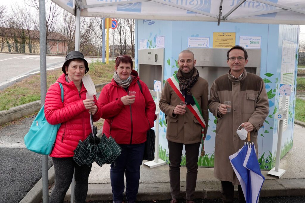 Drubiaglio, inaugurato un nuovo punto acqua Smat