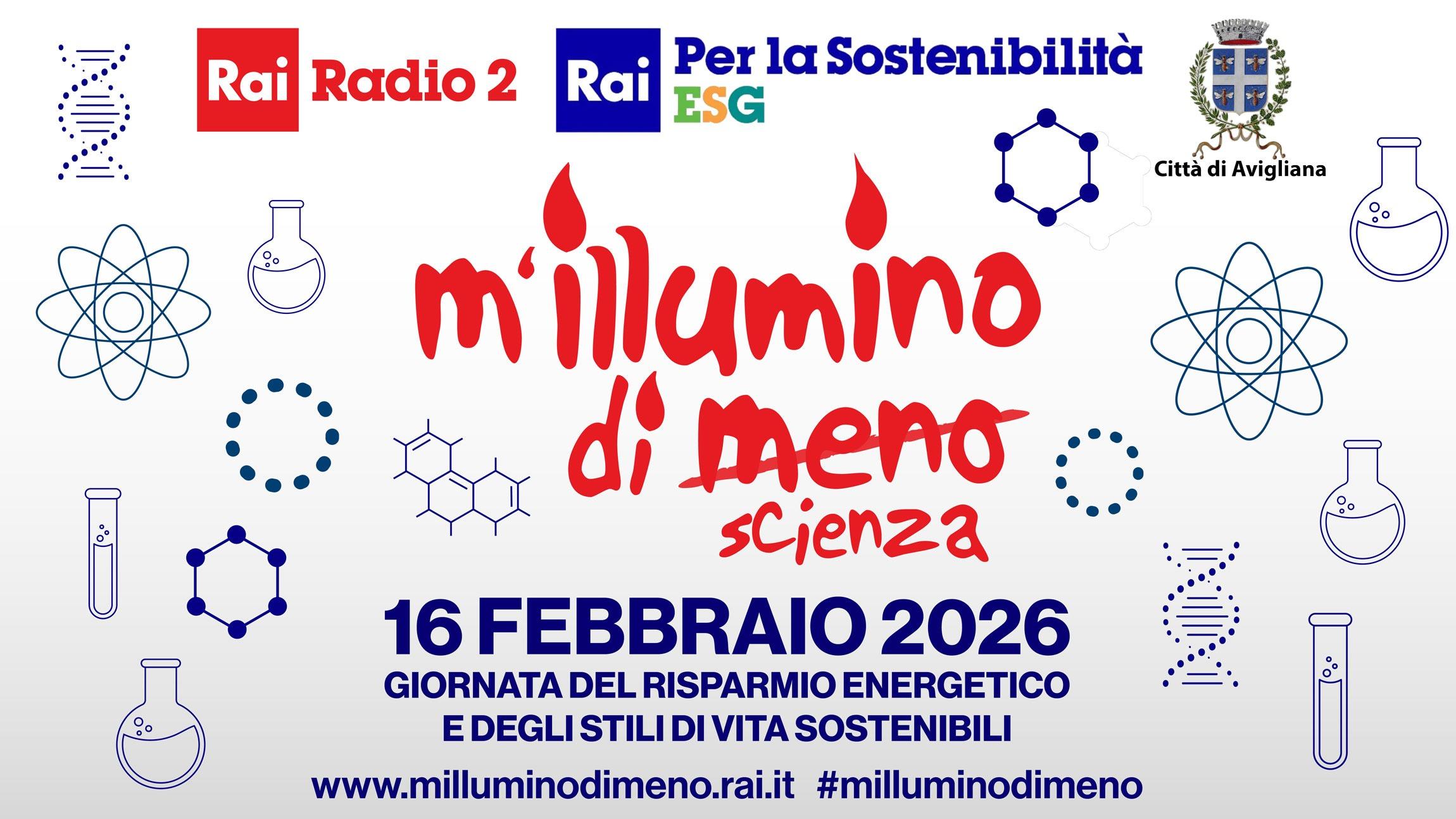 M'illumino di meno 2026