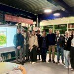 Il sindaco Andrea Archinà, l'assessora e vicesindaco Paola Babbini, la capo Delegazione Fai Valle di Susa Marilena Gally con alcuni dei volontari e una rappresentante di Azimut Yachts