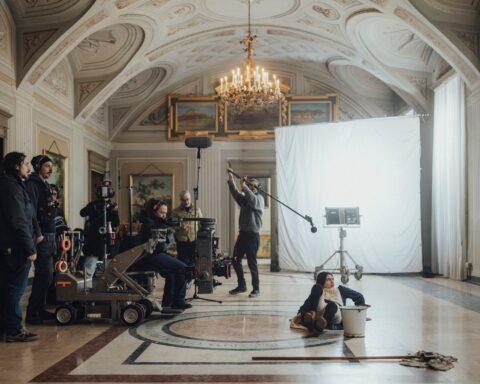 Le riprese del film "Ting" del giovane regista piemontese Maximilien Dejoie, nei locali aulici del Real Collegio Carlo Alberto di Moncalieri