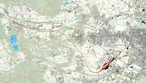 La mappa del tracciato Tav Avigliana-Orbassano