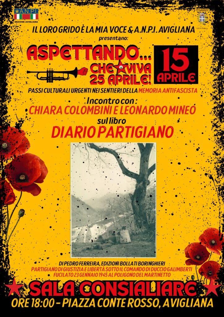 Presentazione del libro "Diario partigiano" il 15 aprile alle 18 in Sala consiliare